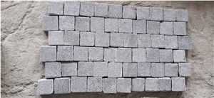 G684 Granite Cubes Cobblestone Mongolian Black Cobblestone
